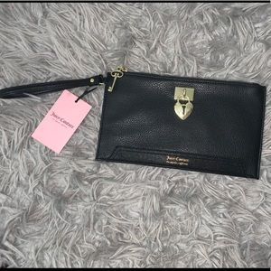 NWT Juicy Couture black wristlet